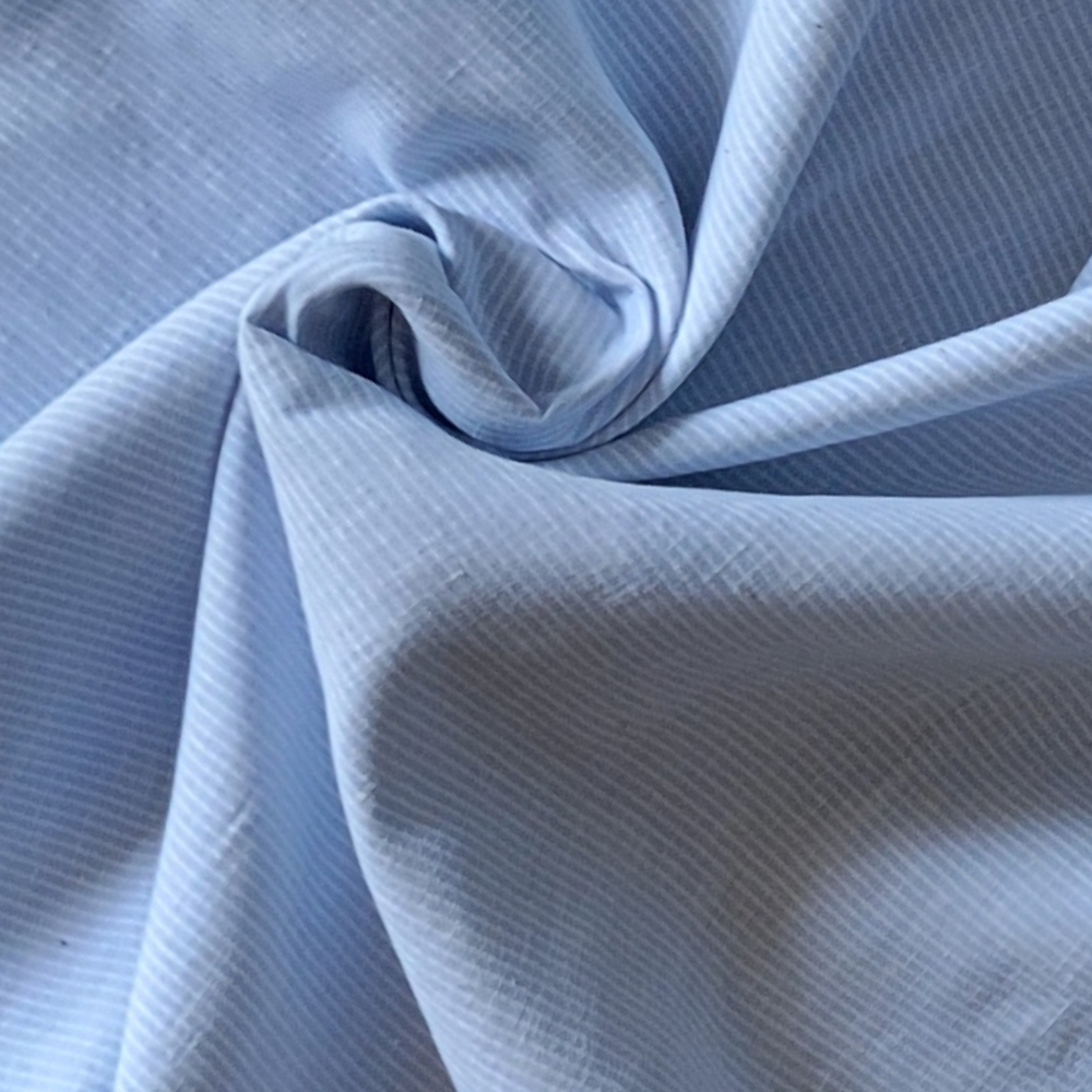 Banana Republic Men's Blue Casual Button Down Shirt Linen Cotton Blend - Picture 4 of 6